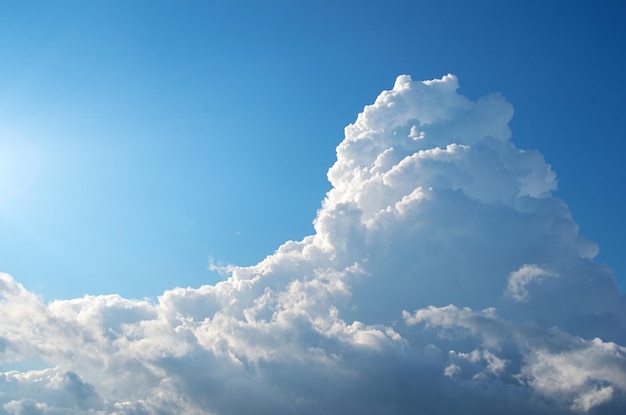 Cloud and blue sky