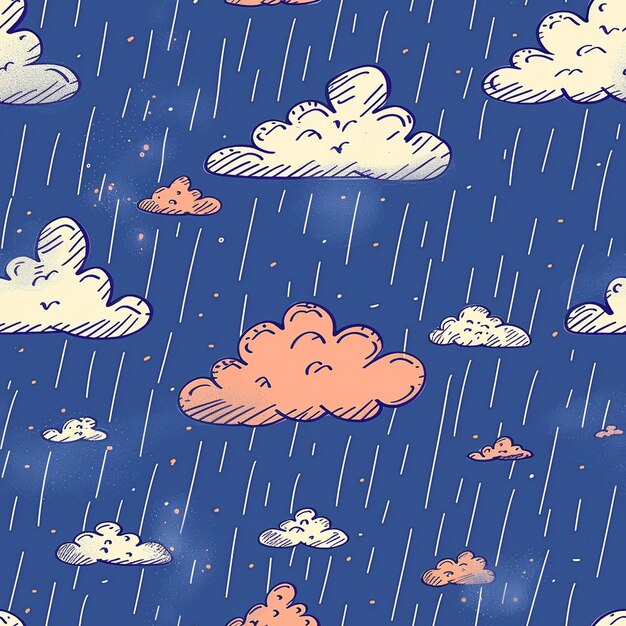 Photo cloud cartoon background