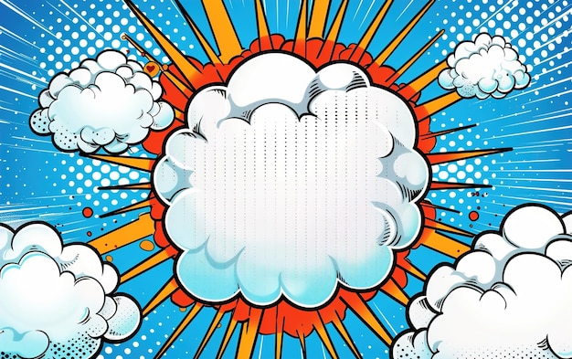 Photo cloud illustration