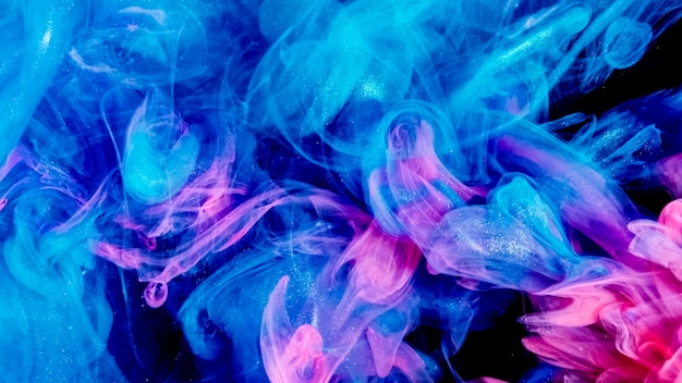 Cloud ink color mix abstract