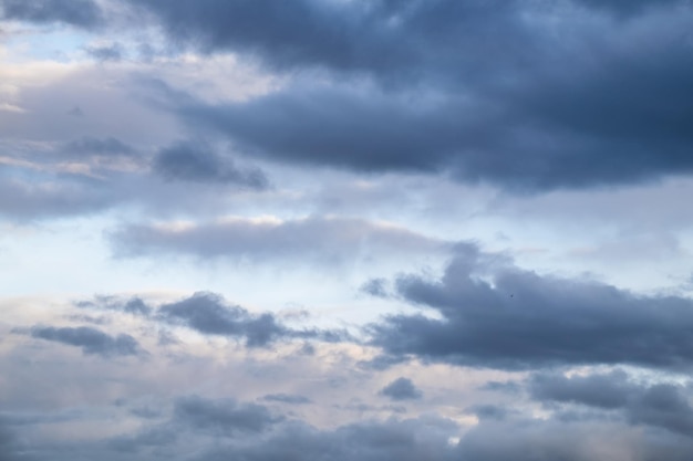 Cloud in the sky at evening