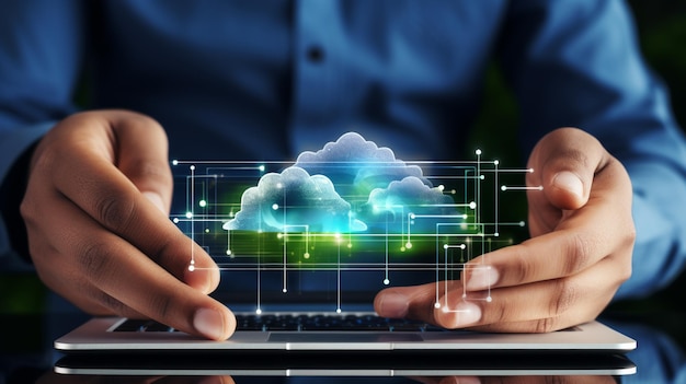 cloud technology HD 8K wallpaper Stock Photographic Image