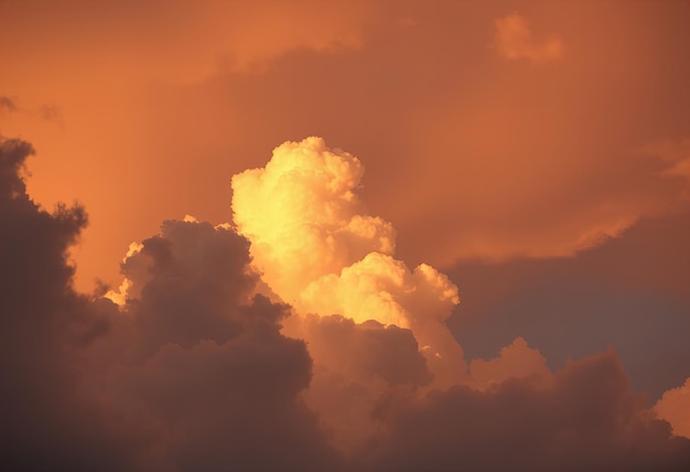 Photo a cloud that has the sun shining through it