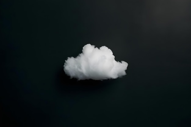 a cloud that is floating in the water