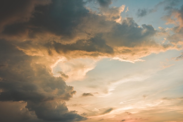 Cloud with sunshine