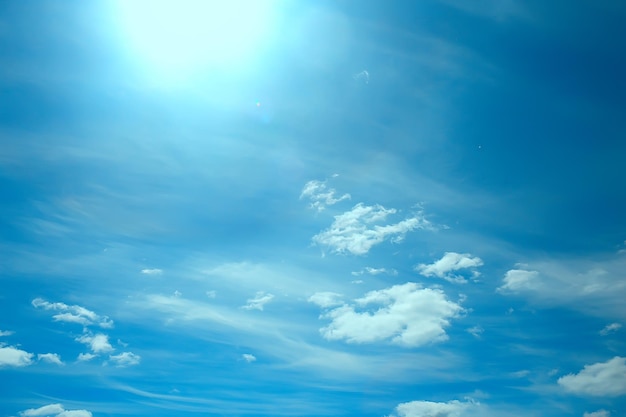 clouds blue sky / background clean blue sky with white clouds concept purity and freshness of nature