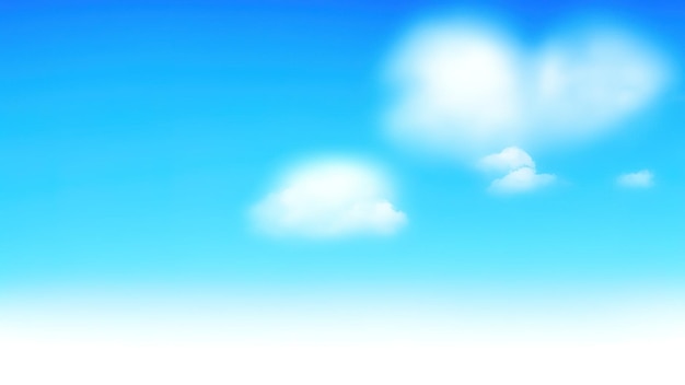 Clouds and blue sky background