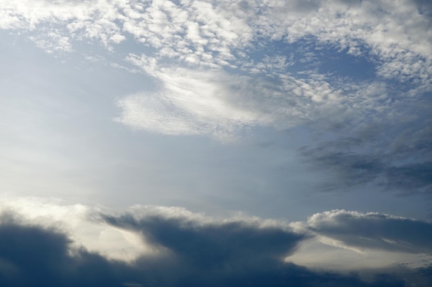 Clouds in the blue sky backgrounds