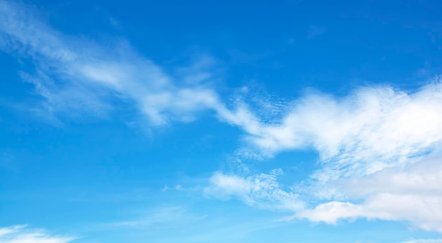 Clouds blue sky High angle air