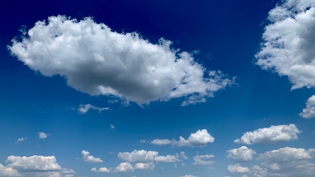 Clouds on blue sky