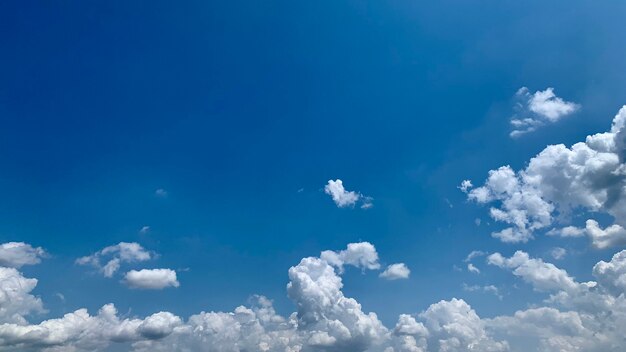 Clouds on blue sky