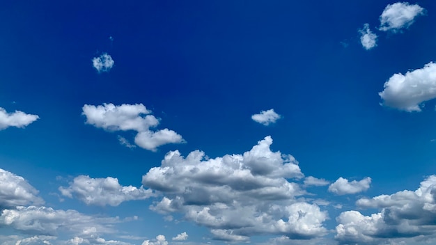 Clouds on blue sky