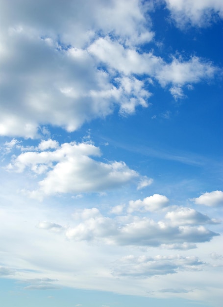 Clouds in the blue sky