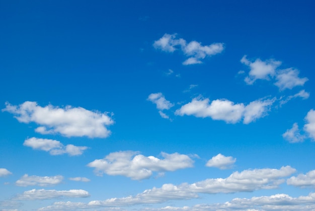 Clouds in the blue sky