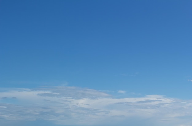 Clouds in blue sky