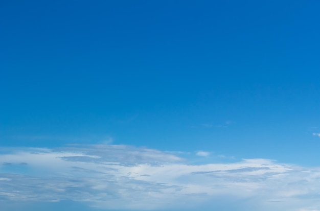 Clouds in blue sky