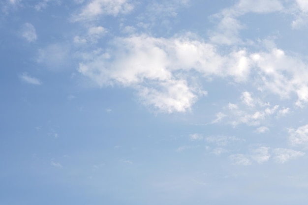 Clouds in the blue sky