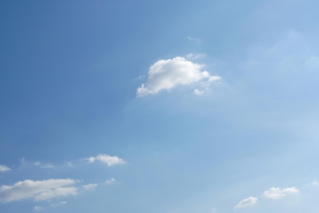 Clouds in the blue sky