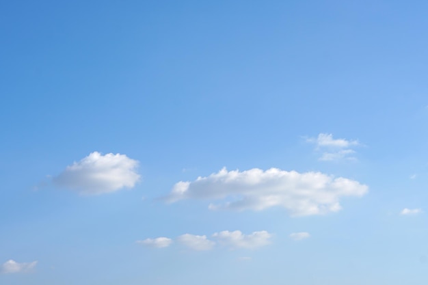 Clouds in the blue sky