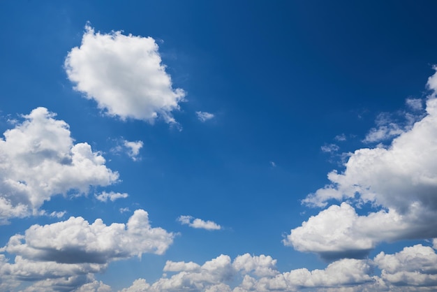 Clouds in blue sky