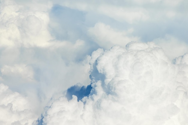 Clouds in the blue sky