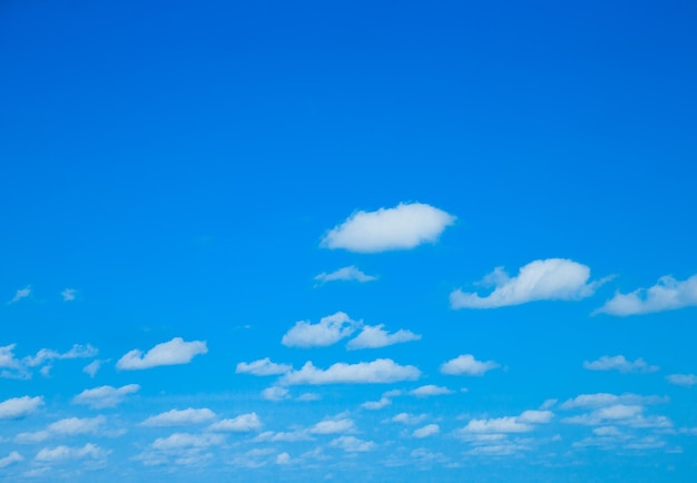 Clouds in the blue sky