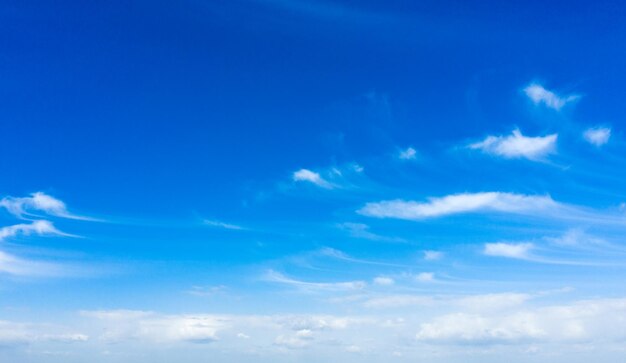 Clouds in the blue sky