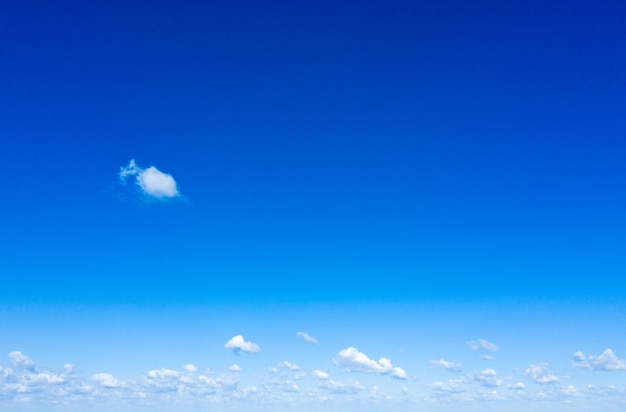 Clouds in the blue sky