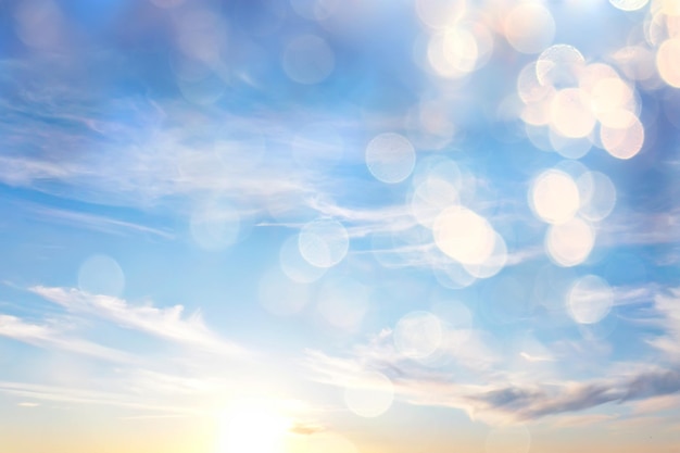 Clouds bokeh abstract bright summer wallpaper nature sky