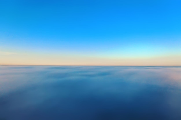 Photo clouds drone view sunset abstract aerial