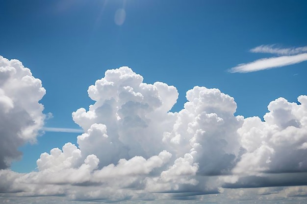 clouds in the sky with the sun shining through them