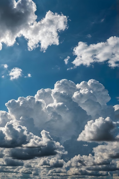 clouds in the sky with the sun shining through them