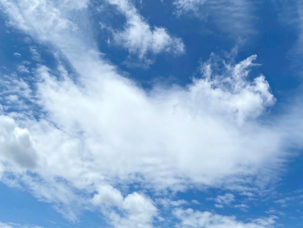 Cloudscape on blue sky in summer day