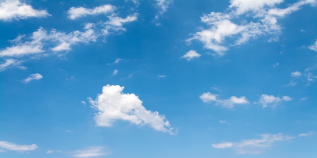 Cloudscape in sunny day of spring