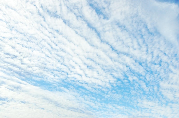 Cloudscape with altocumulus clouds at sunny day