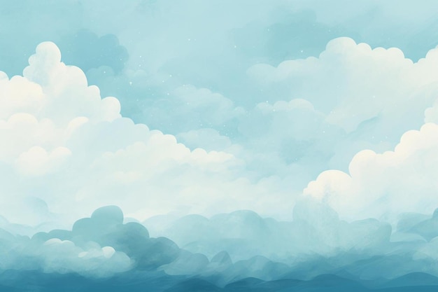 cloudy background and copy space