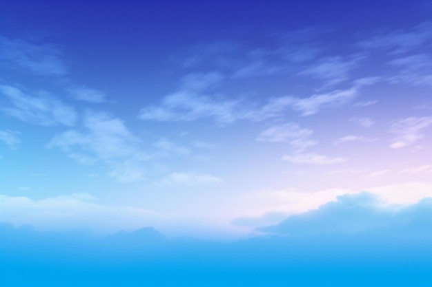 Cloudy blue sky abstract background blue sky background with tiny clouds