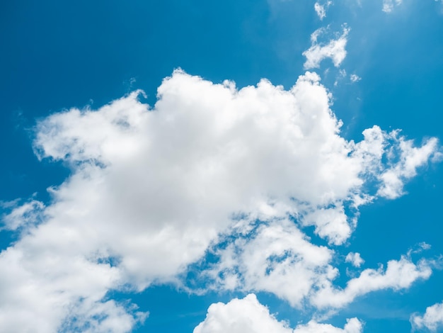 cloudy blue sky in sunny day.