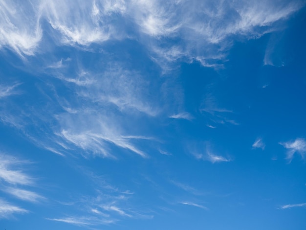 cloudy blue sky in sunny day.