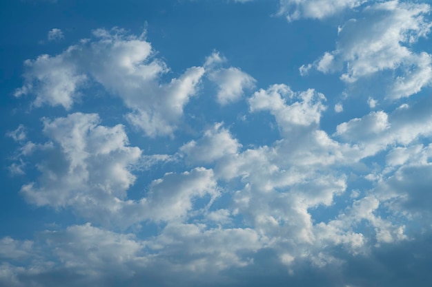 Cloudy sky. Clouds in the sky in sunny weather