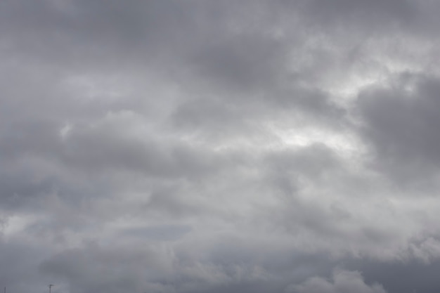 Cloudy sky. gloomy weather. gray clouds. High quality photo