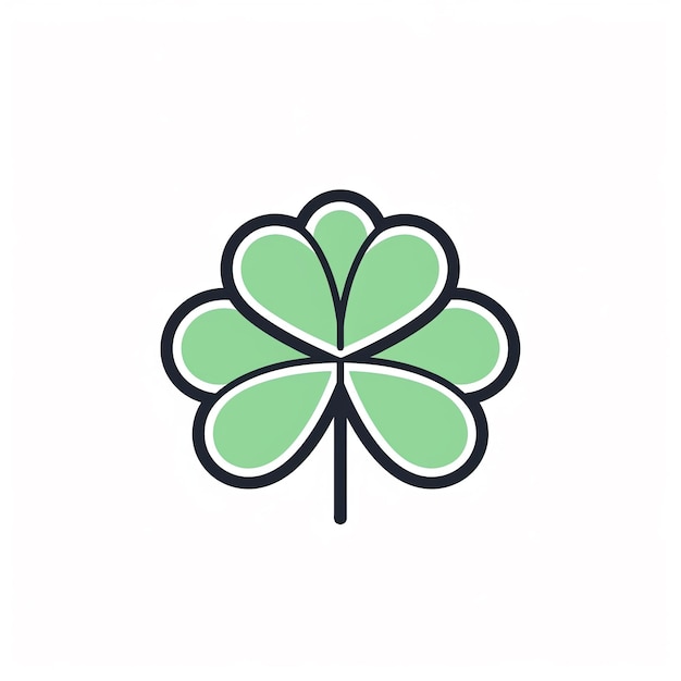 Photo clover icon plant and nature symbol art logo illustration