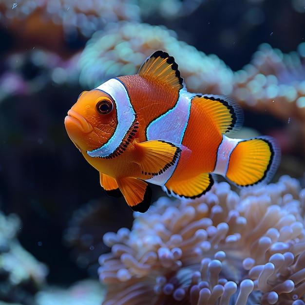 Clown anemonefish Amphiprion ocellaris