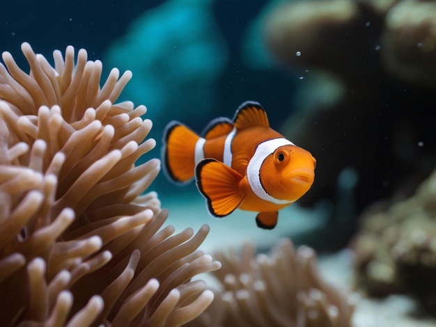 clown fish that live peacefully