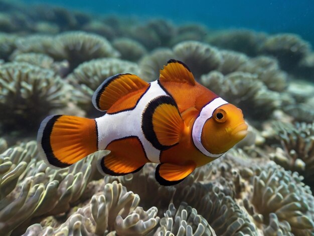 clown fish that live peacefully