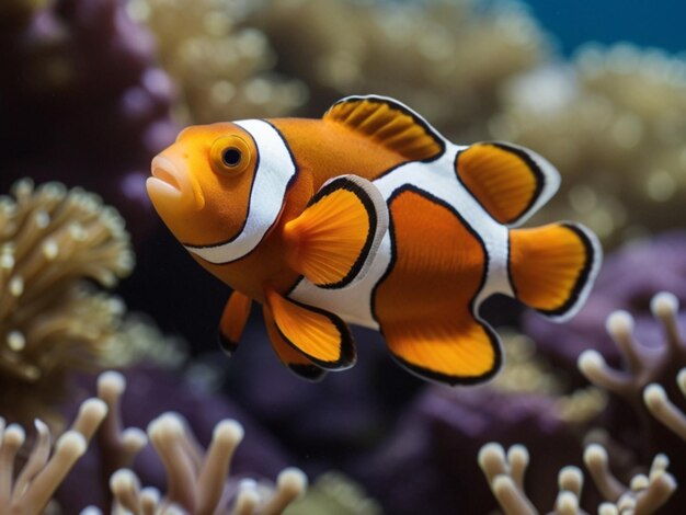 clown fish that live peacefully