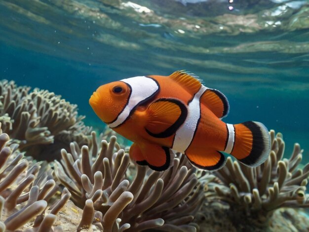 clown fish that live peacefully