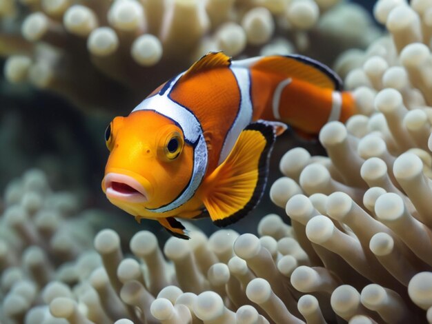 clown fish that live peacefully