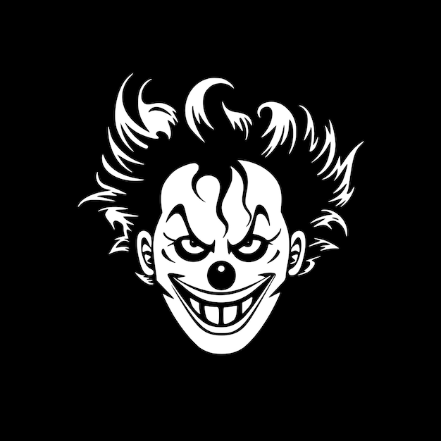 Clown High Quality Vector Logo Vector illustration ideal for Tshirt graphic