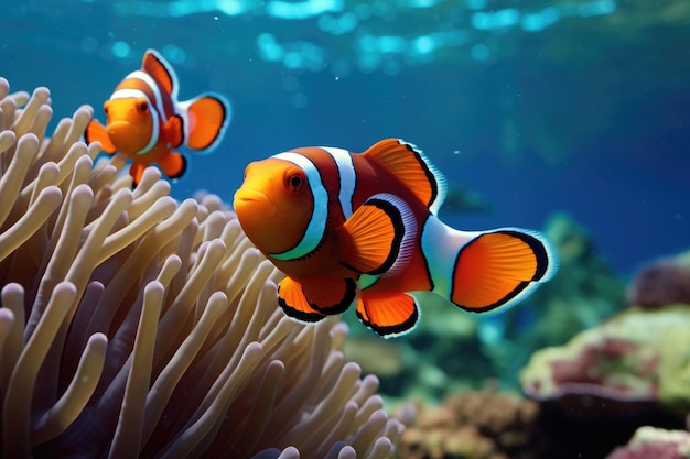 Clownfish Amongst Anemone